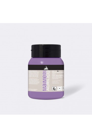 Maimeri Acrilico Acrylic: Permanent Violet Reddish Light 500ml