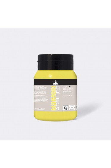 Maimeri Acrilico Acrylic: Primary Yellow 500ml