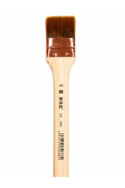 XDT Quality Brush: 2802 Hake Flat Brush For Watercolor 40