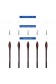 XDT Quality Brush: 729 XDT Fine Pointed round Brush  3/0
