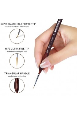 XDT Quality Brush: 729 XDT Fine Pointed round Brush  5/0