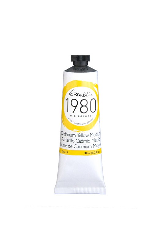 Gamblin artists Art sketching Oil cadmium Yellow medium 37ml (729911171806)