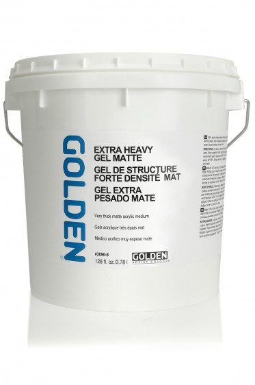 Golden Acrylic Medium: Extra Heavy Gel Matte 1 Gallon