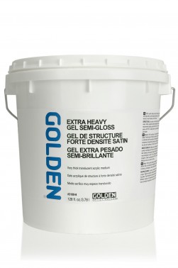 Golden Acrylic Medium: Extra Heavy Gel Semi-Gloss 1 Gallon
