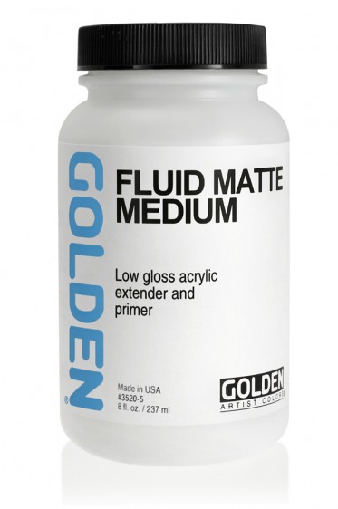 Golden Acrylic Medium: Fluid Matte Medium 237ml