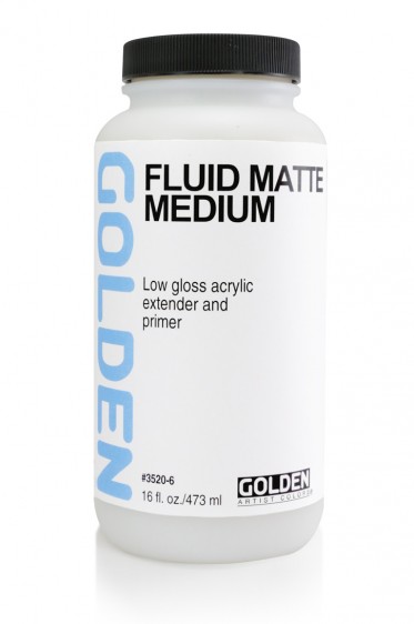 Golden Acrylic Medium: Fluid Matte Medium 473ml