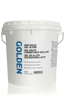 Golden Acrylic Medium: High Solid Gel Gloss 1 Gallon