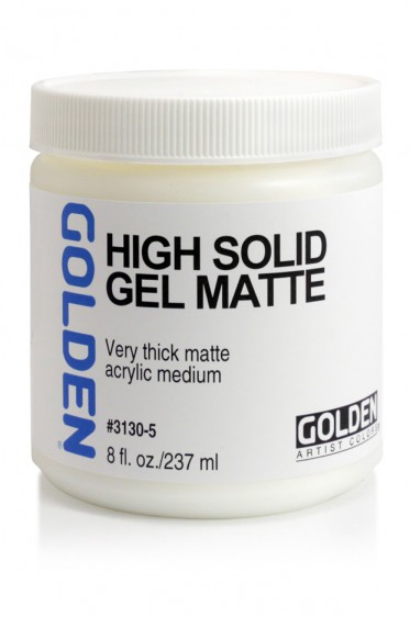 Golden Acrylic Medium: High Solid Gel Matte 237ml