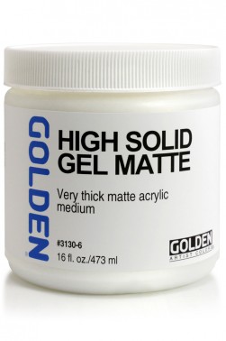 Golden Acrylic Medium: High Solid Gel Matte 473ml