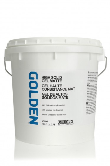 Golden Acrylic Medium: High Solid Gel Matte 1 Gallon