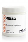 Golden Acrylic Medium: Golden White Gesso 237ml