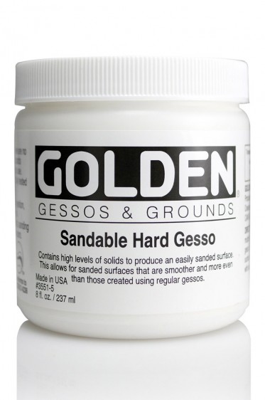 Golden Acrylic Medium: Sandable Hard Gesso 237ml
