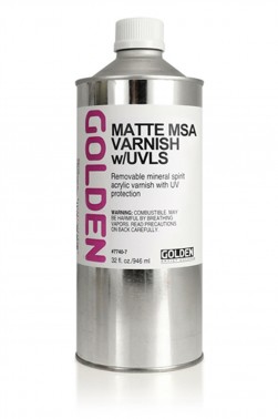 Golden Acrylic Medium: MSA Matte with UVLS 473ml