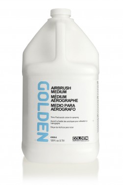Golden Acrylic Medium: Airbrush Medium 1 Gallon