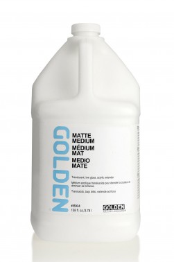 Golden Acrylic Medium: Matte Medium 1 Gallon
