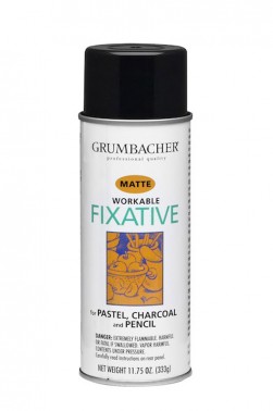 Grumbacher Oil Medium: Workable Fixative Matte 325ml