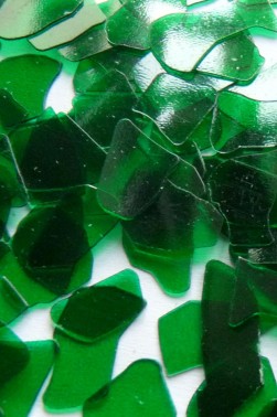 Rigid Chips & Flakes: Rigid Chips Clear Green 50g