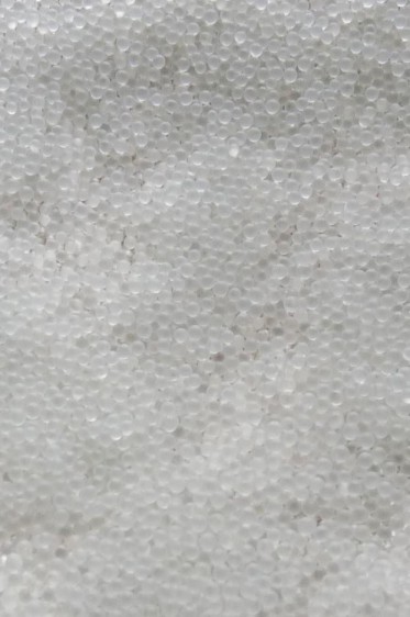 Deco Beads: Plastic Texture Beads Clear 1.5mm