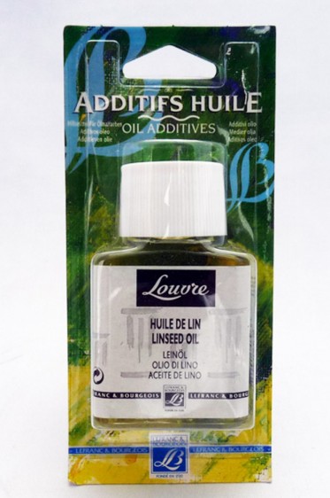 L&B Louvre Oil Medium: Linseed Oil 75ml