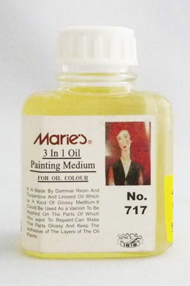 Maries Oil Medium: 3 in 1 Oil Painting Medium 75ml