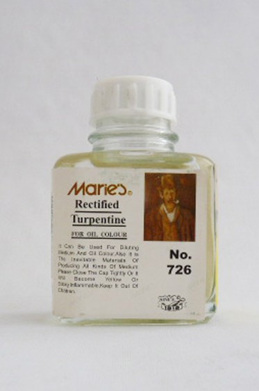 Maries Oil Medium: Fine Rectified Turpentine 75ml