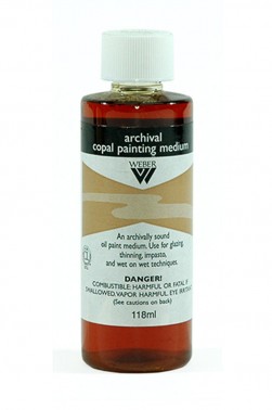 Weber Oil Medium: Archival Copal Painting Medium 118ml