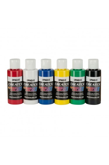 Createx Airbrush Colors:  Opaque Airbrush Set