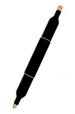 Derivan Fabric Art Marker: Fluorescent Orange