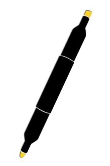 Derivan Fabric Art Marker: Yellow