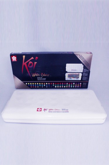 Sakura Koi & Mat Watercolor: Sakura Koi Watercolor Set 72pcs.