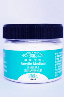 Winsor & Newton Acrylic Medium China: Acrylic Gloss Medium 100ml