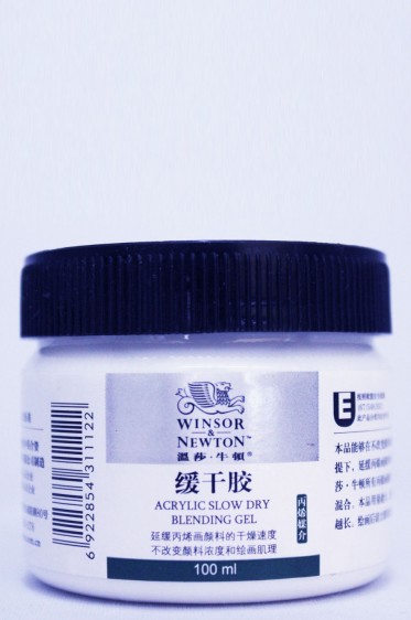 Winsor & Newton Acrylic Medium China: Acrylic Slow Dry Blending Gel 100ml