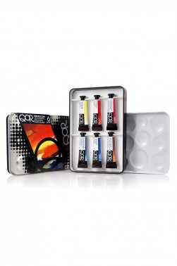 Golden QoR Watercolor: Qor Watercolor Introductory Set 6pcs 5ml