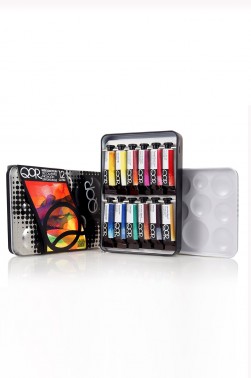Golden QoR Watercolor: Qor Watercolor Introductory Set 12pcs 5ml
