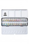 Schmincke Akademie Aquarell:  Compact Metal Set 24 Half Pan