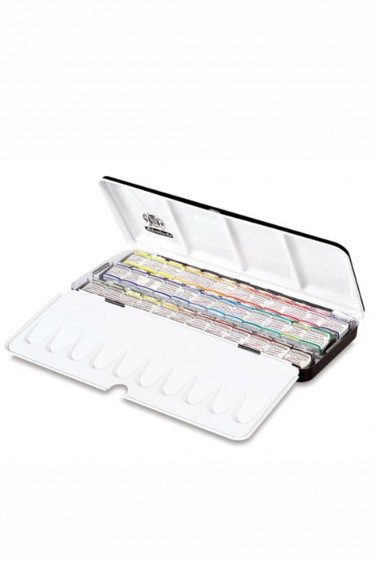 Schmincke Horadam Aquarell: Metal Set  36 Half Pan