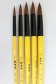 XDT Quality Brush: 930 Tapered Synthetic Round Set 5's