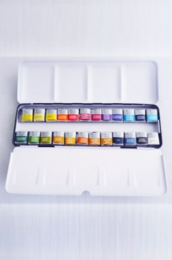 Winsor & Newton Artist Watercolor:  Light Weight Metal Box