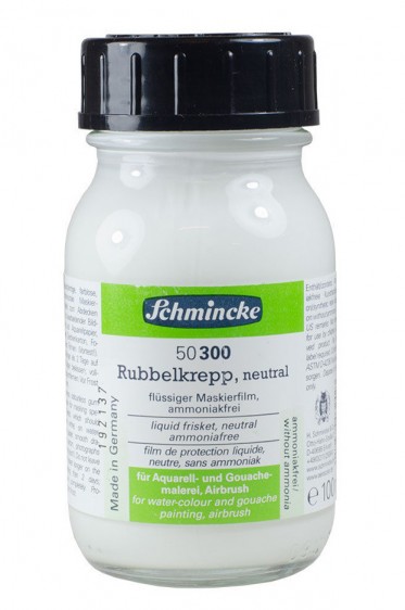 Schmincke Watercolor Medium: Schmincke Masking Fluid Nuetral 100ml
