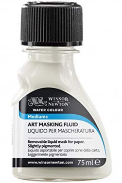 Winsor & Newton Watercolor Medium: Winsor and Newton Art Masking Fluid White 75ml