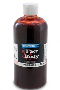 Derivan Face & Body Paint: Fake Blood 500ml