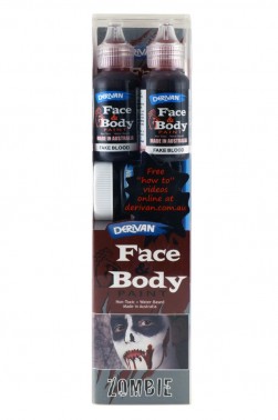 Derivan face & Body Paint: Zombie Set