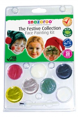 Snazaroo Face Paint: Festive Collection Clam pack