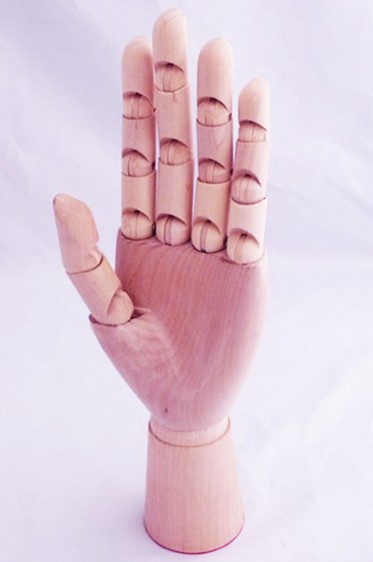 Wooden Mannequin & Models: Wooden Female Left Hand Manikin