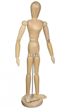 Wooden Mannequin & Models: Jack Richeson Male Manikin 16Height