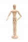 Wooden Mannequin & Models: Jack Richeson Female Manikin 16Height