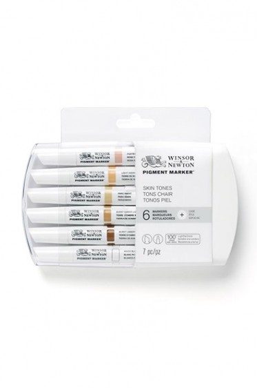Winsor & Newton Pigment Marker:  Skin Tones Set