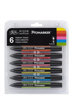 Winsor & Newton ProMarker:  Vibrant Set