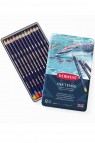 Derwent Inktense Colored Pencil Tins of 12pcs Set