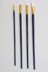 Fundamentals Brush: White Taklon Long Handled Basic